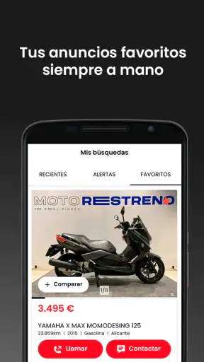Motos.net - Motos de Ocasión screenshot