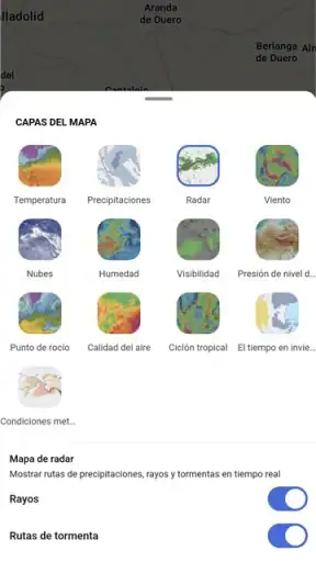 MSN El Tiempo: Previsión, mapa screenshot