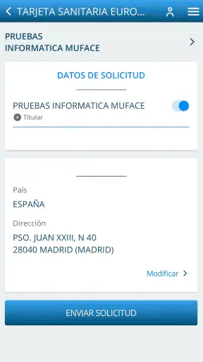 Muface Móvil screenshot