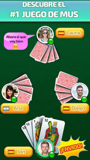 Mus Maestro - juego online mus screenshot