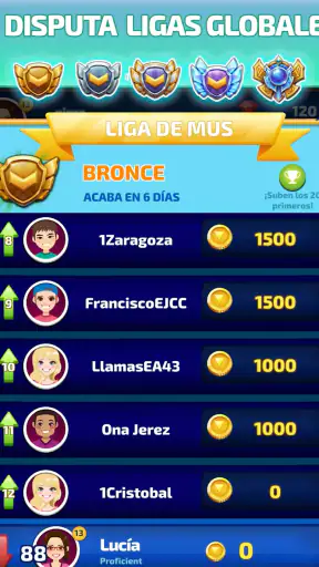 Mus Maestro - juego online mus screenshot
