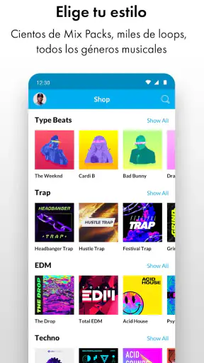 Music Maker JAM: Beatmaker app screenshot