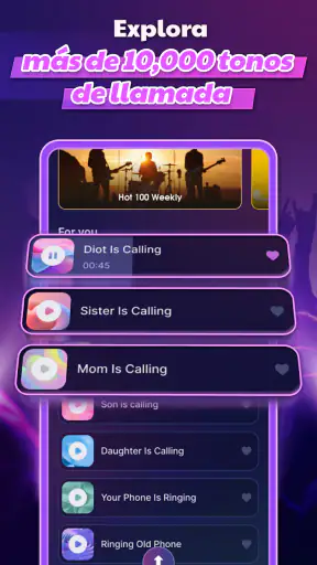Musica para tono de llamada screenshot