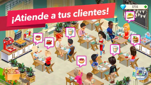 My Cafe: juego de restaurante screenshot