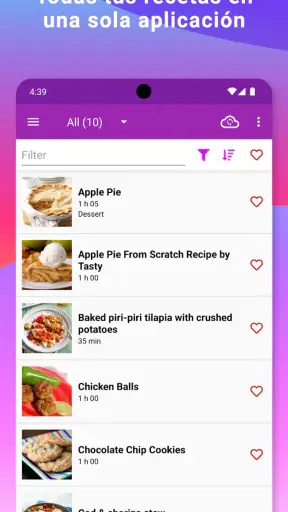 My Recipe Box: Mis recetas screenshot