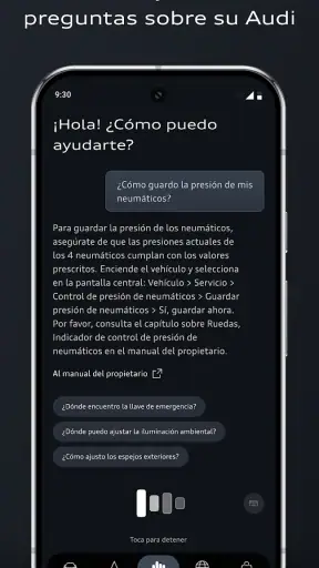 myAudi screenshot