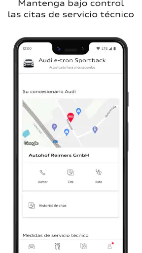 myAudi screenshot