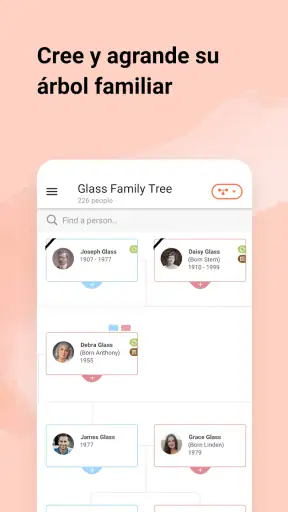 MyHeritage: Árbol genealógico screenshot