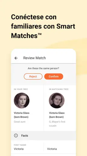 MyHeritage: Árbol genealógico screenshot