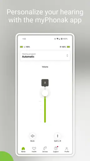 myPhonak screenshot