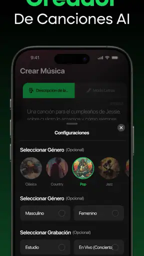 MyTunes: Genera música con IA screenshot