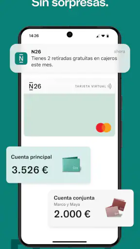 N26 — Enamórate de tu banco screenshot