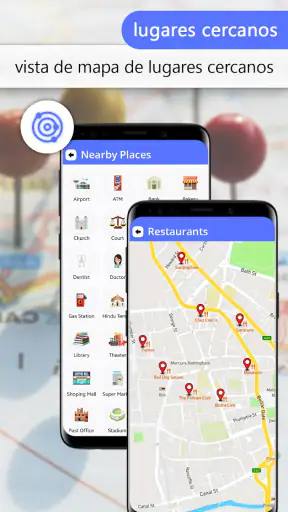 Navegacion GPS y Mapamundi screenshot