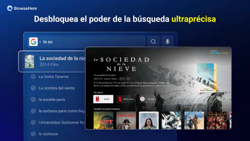 Navegador de TV Web BrowseHere screenshot