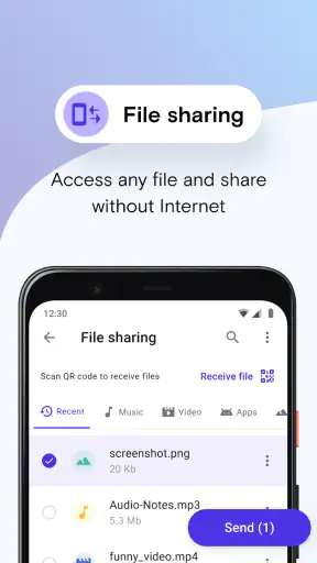 Navegador Opera Mini beta screenshot