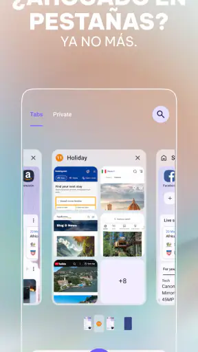 Navegador privado Opera con IA screenshot