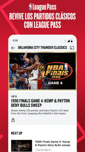 NBA App: baloncesto en directo screenshot