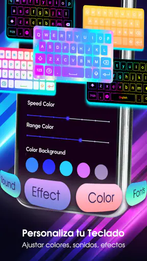 Neon LED Keyboard: Teclado LED screenshot
