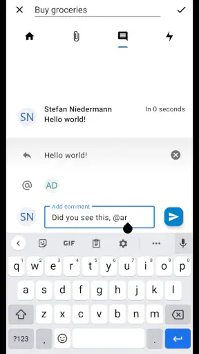 Nextcloud Deck screenshot