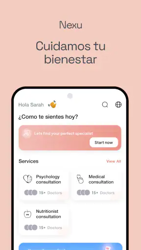 Nexu: Salud y Bienestar Online screenshot