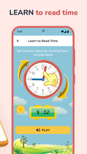 Niños: Aprendizaje del Reloj screenshot