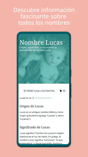 Nombres de Bebés / pila 2025 screenshot