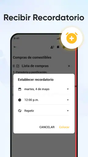 Notas: Bloc de notas, Notebook screenshot