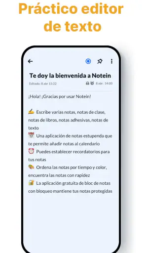 Notas, Bloc de notas - Notein screenshot