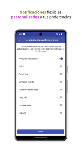 Noticias España screenshot