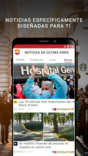 Noticias última hora screenshot