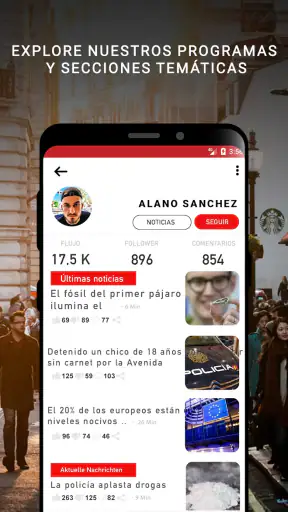 Noticias última hora screenshot