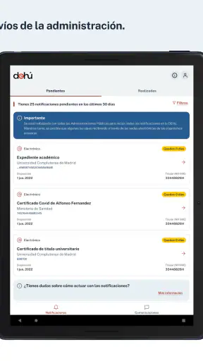 Notifica App screenshot