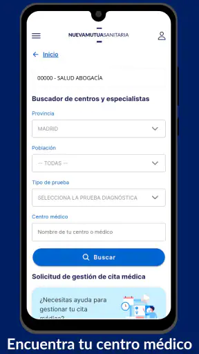 Nueva Mutua Sanitaria screenshot