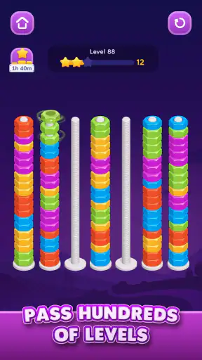 Nut Sort - Juegos de Ordenar screenshot