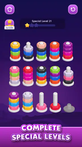 Nut Sort - Juegos de Ordenar screenshot