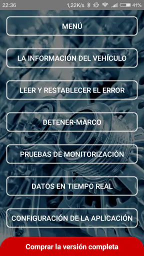 Obd Arny - ELM327 car scanner screenshot