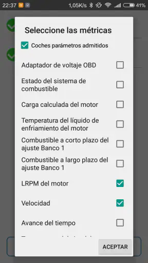Obd Arny - ELM327 car scanner screenshot