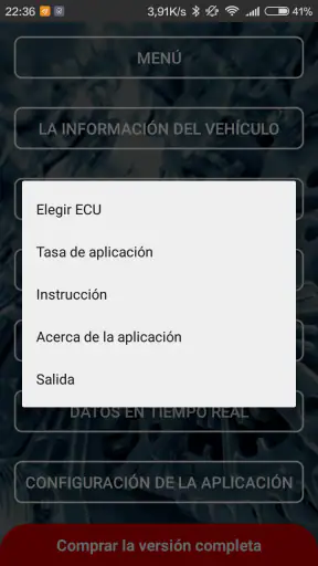 Obd Arny - ELM327 car scanner screenshot