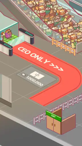 Office Cat: Juego de magnate screenshot