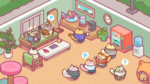 Office Cat: Juego de magnate screenshot