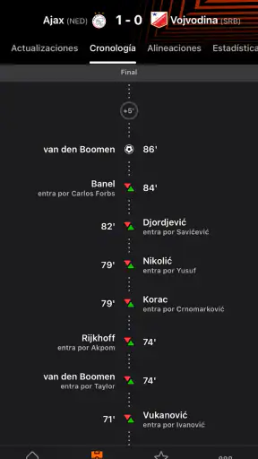 Oficial UEFA Europa League screenshot
