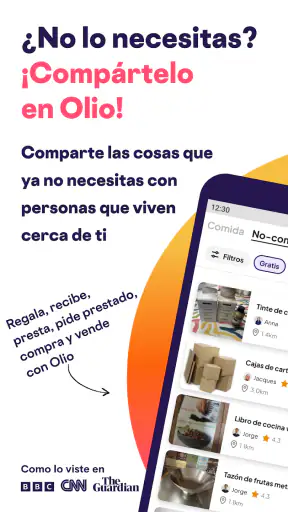Olio - La app para compartir screenshot