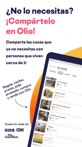 Olio - La app para compartir screenshot