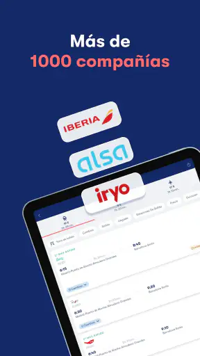 Omio: Reserva tren, bus, vuelo screenshot