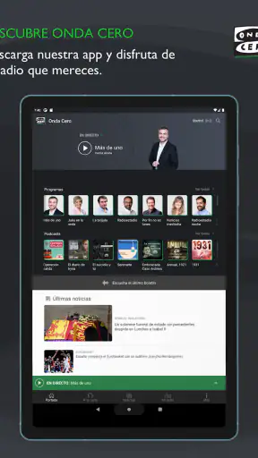 Onda Cero: radio FM y podcast screenshot