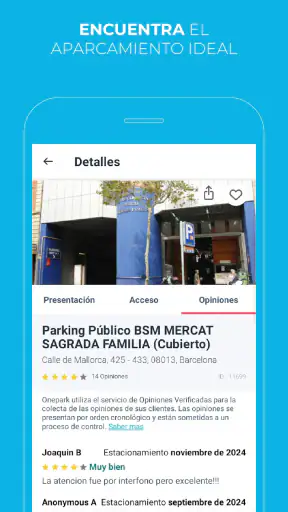 Onepark, ¡Reserva tu parking! screenshot