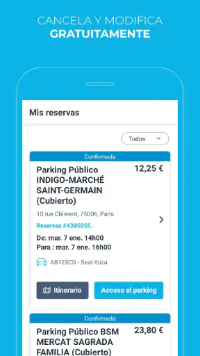 Onepark, ¡Reserva tu parking! screenshot