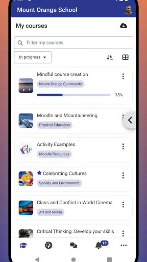 Open-LMS screenshot
