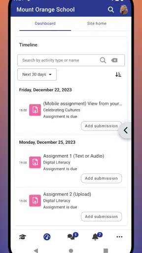 Open-LMS screenshot