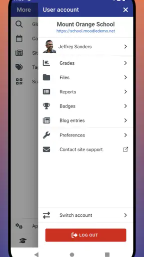 Open-LMS screenshot
